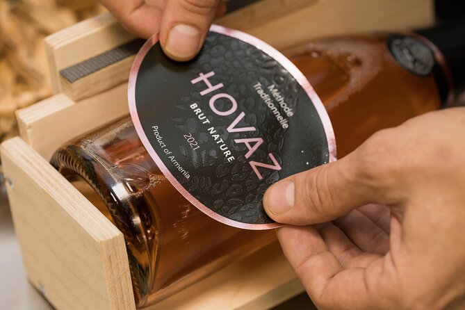 Bottle Your Own Local Sparkling Wine in Dilijan - The cheese and meat board adds real value