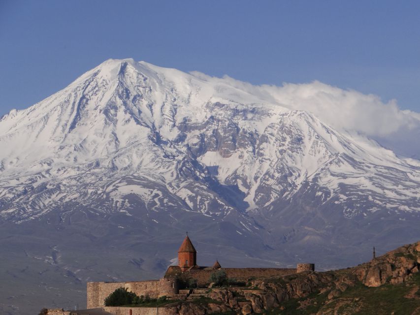 Day trip to Khor Virap, Areni Winery and Noravank Monastery - Khor Virap and the Mount Ararat view
