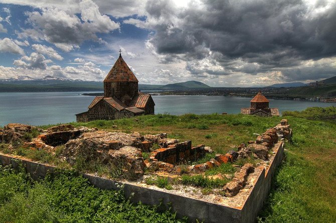 Dilijan (Haghartsin Monastery),Lake Sevan,Tsakhkadzor(ski resort) - Sevanavank and the high peninsula view