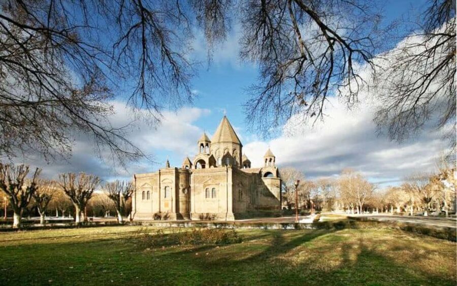 From Yerevan: Echmiadzin cathedral and Zvartnots temple - The Treasury Museum and its serious rewards