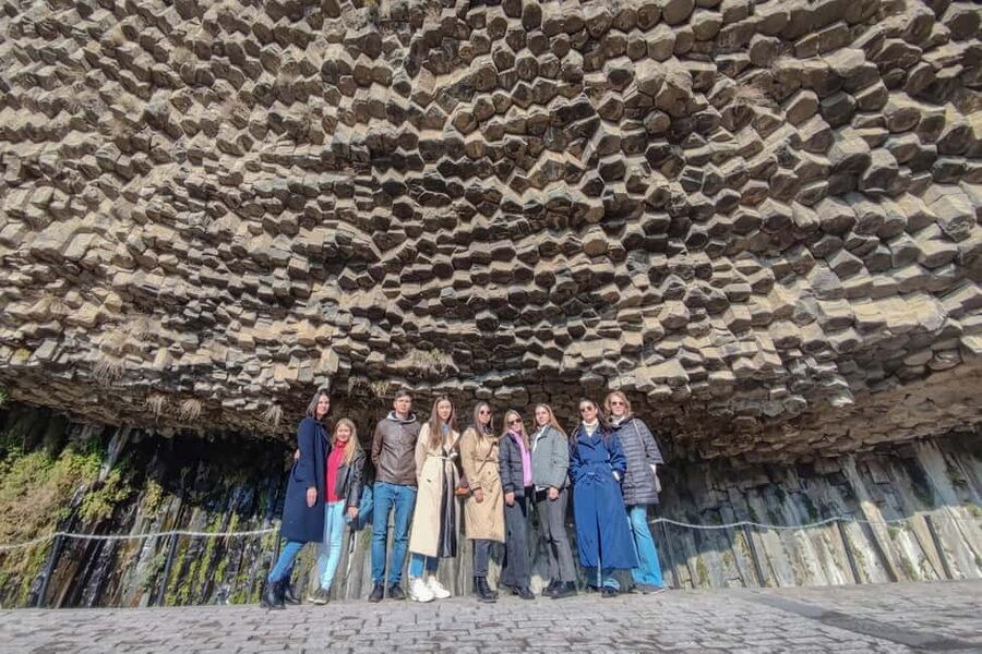 From Yerevan: Garni Temple and Geghard: Private Day Tour - Geghard Monastery, carved into the cliffs
