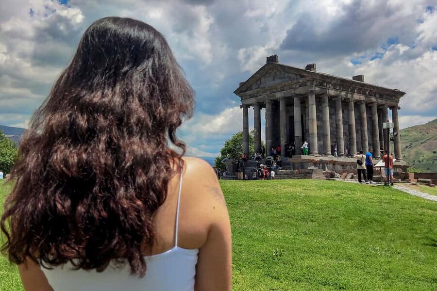 From Yerevan: Garni Temple and Geghard: Private Day Tour - Charents Arch and the first view of Ararat