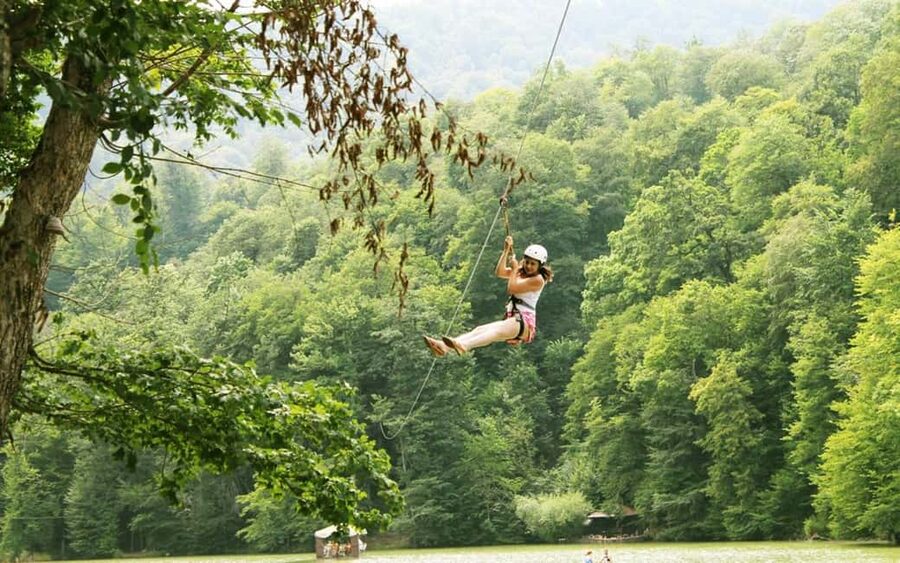From Yerevan: Off-Road and Horseback Riding Adventure Tour - Lake Parz, forest views, and the optional zipline