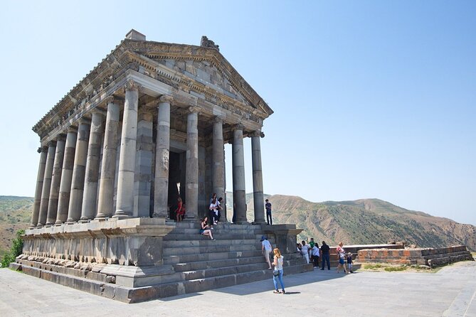 Garni,Geghard, Lake Sevan & Dilijan Monasteries Private Tour - Garni Temple and its Roman bath mosaic