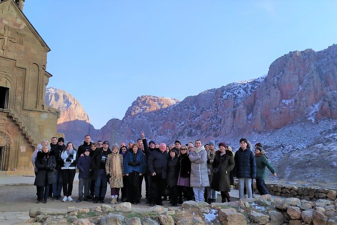 Group Tour: Khor Virap, Noravank, Tatev monasteries (wayback on Ropeway) - Noravank in a red-rock gorge