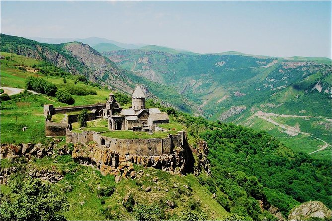 Group Tour: Shaki waterfall, Tatev monastery & ropeway, Hin Areni winery - Riding the Wings of Tatev across the gorge