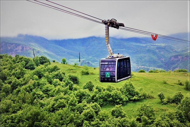 Group Tour: Shaki waterfall, Tatev monastery & ropeway, Hin Areni winery - One and a half hours at Tatev Monastery