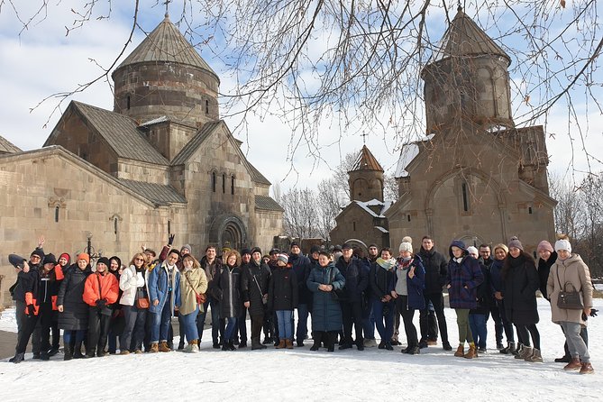 Group Tour: Tsaghkadzor (Kecharis, Ropeway), Lake Sevan, Trout barbecue treat - Kecharis Monastery and the shape of Armenian worship
