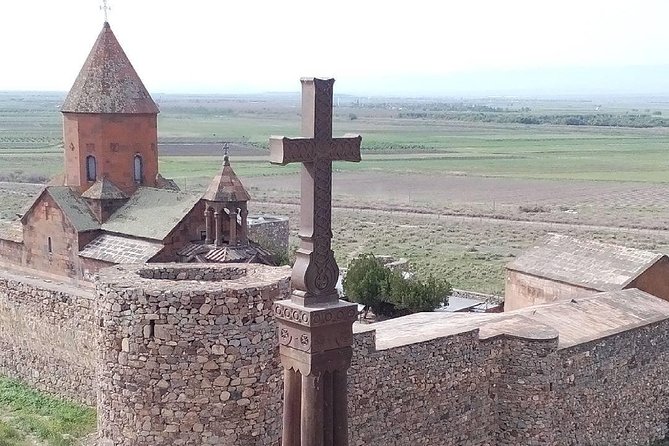 Khor Virap - Seeing the monastery with Mount Ararat in view