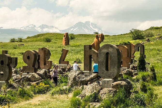 Mount Aragats,Amberd Fortress,Alphabet Monument, Saghmosavank - Saghmosavank Monastery above the Kasagh Gorge