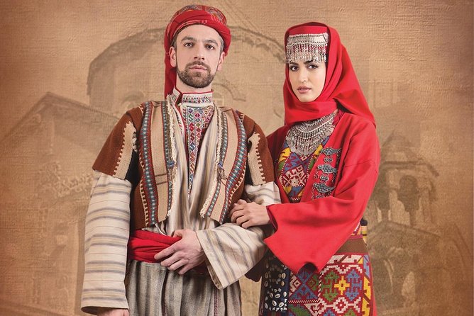 Photoshoot in Armenian garments - A studio designed like an Armenian home