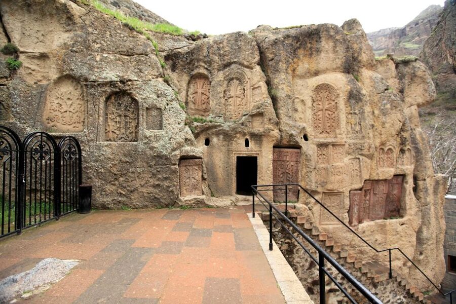 Private tour to Garni, Geghard, Symphony of Stones - Geghard Monastery, stone rooms and strong acoustics