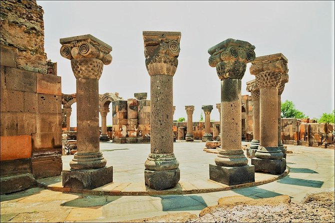 Private tour to UNESCO heritage Echmiadzin churches, Zvartnots and Sardarapat - Zvartnots turns church history into archaeology