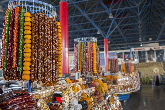 Private Yerevan City tour: Cognac factory,Megerian Carpet Museums - The covered market and the pleasure of looking closely