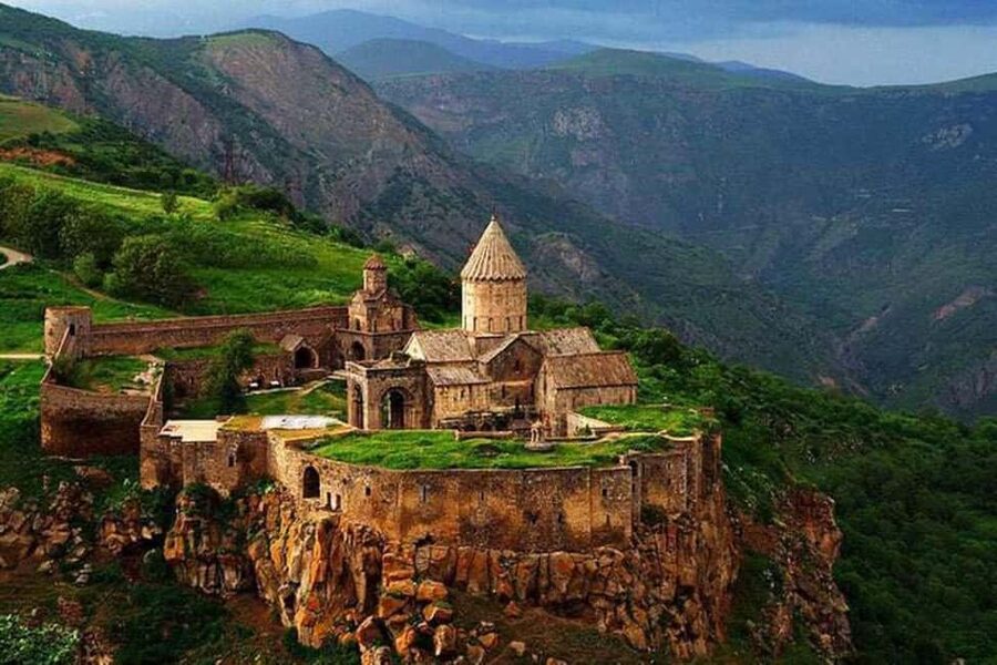 Tatev(Shaki waterfall)Noravank Areni wine tasting Khor Virap - Tatev Monastery at the end of the route