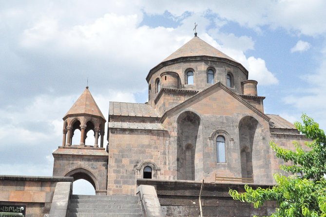 Tsitsernakaber-Hripsime-Echmiatsin-Noy brandy factory - From genocide memorial to brandy cellar